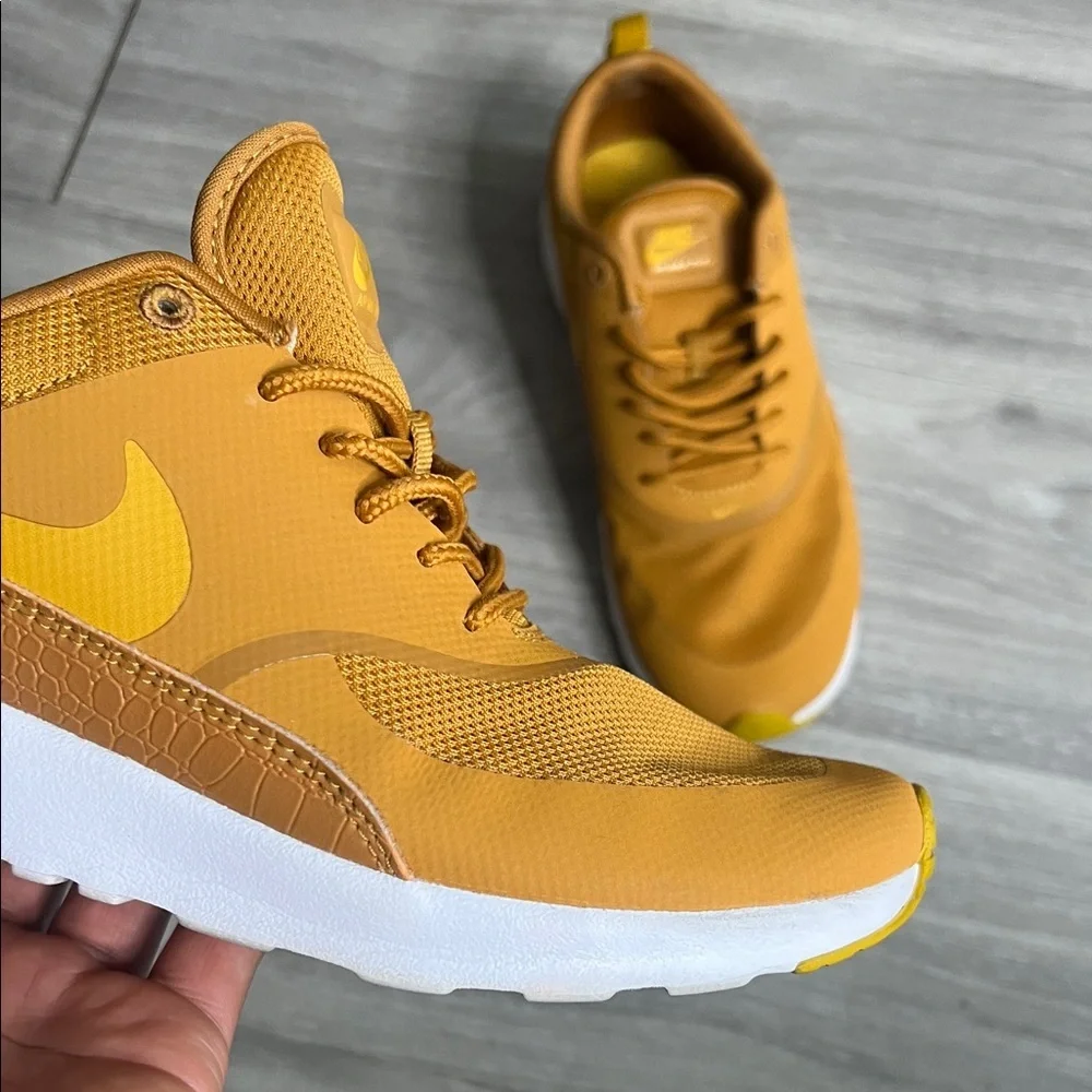 Nike Air Max Thea Mustard Yellow Sneakers
